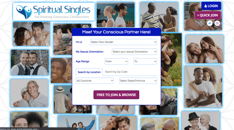 SpiritualSingles dating site