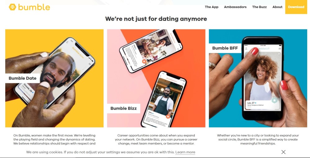 Bumble dating app review